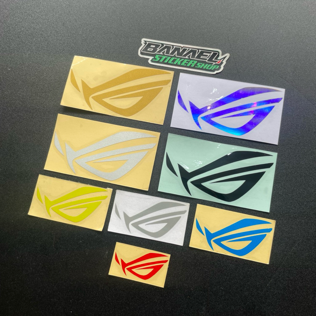 Sticker Stiker Asus ROG LAPTOP HP MOTOR Cutting