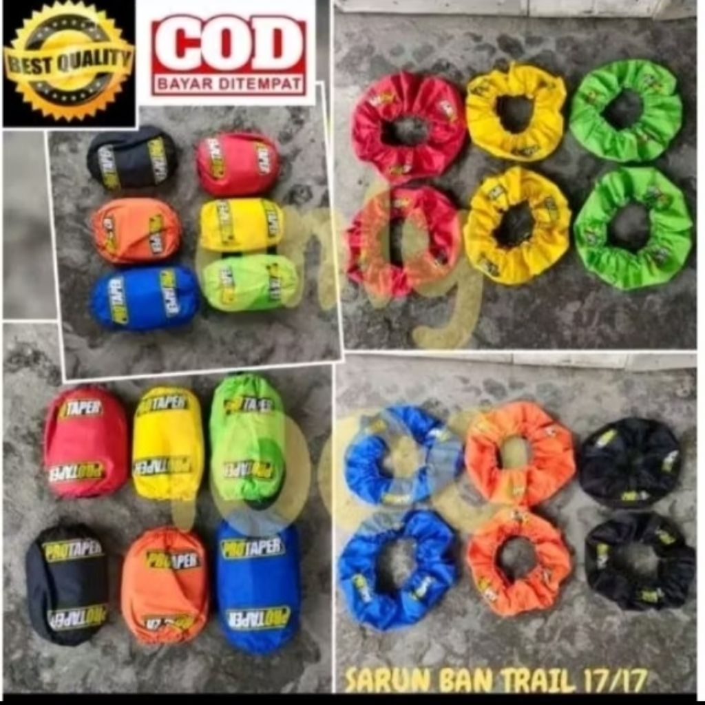 TUTUP BAN TRAIL 17/17 SARUNG COVER PELINDUNG RODA UNIVERSAL TRAIL SUPERMOTO MOTOCROSS