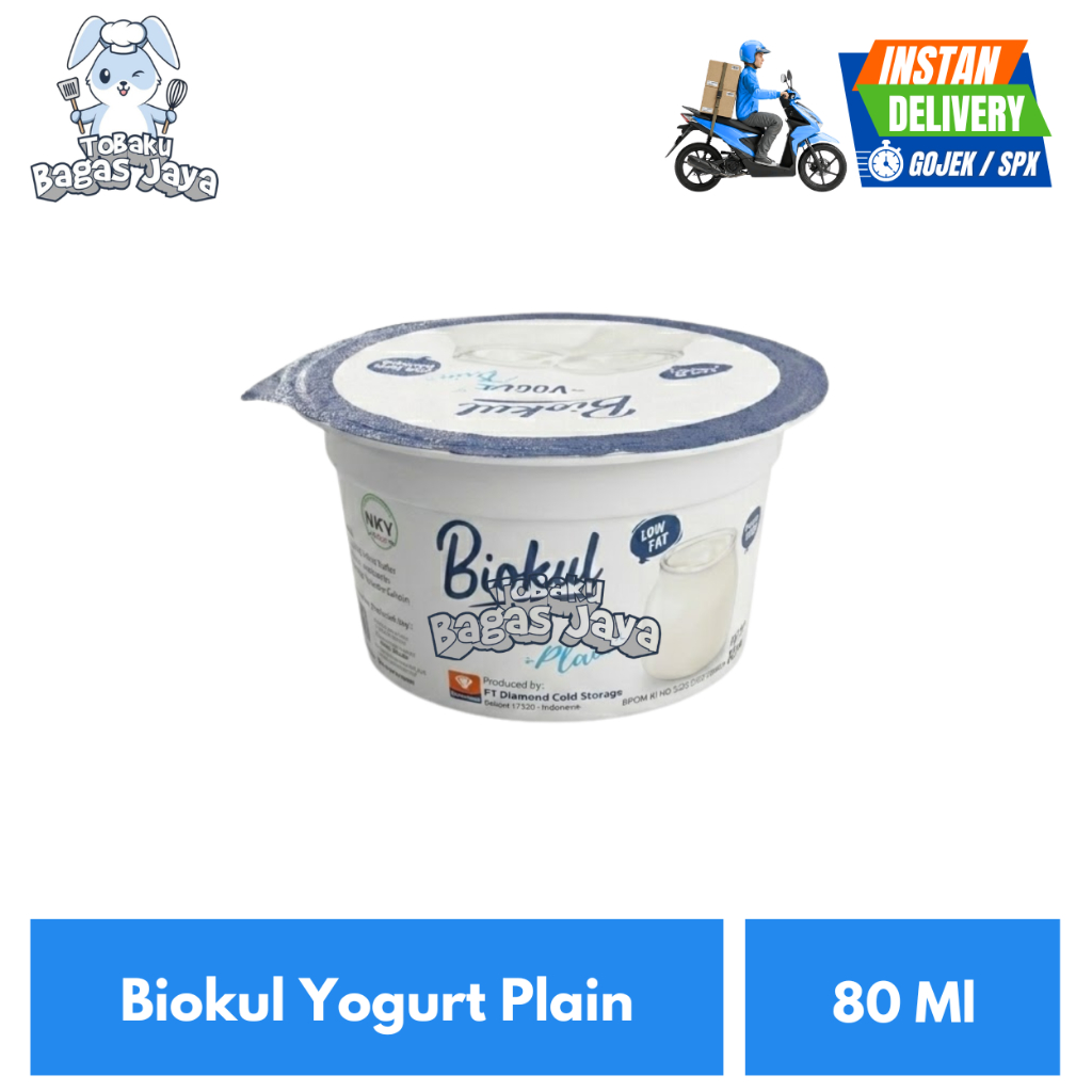 Biokul Yogurt Plain 80 ml