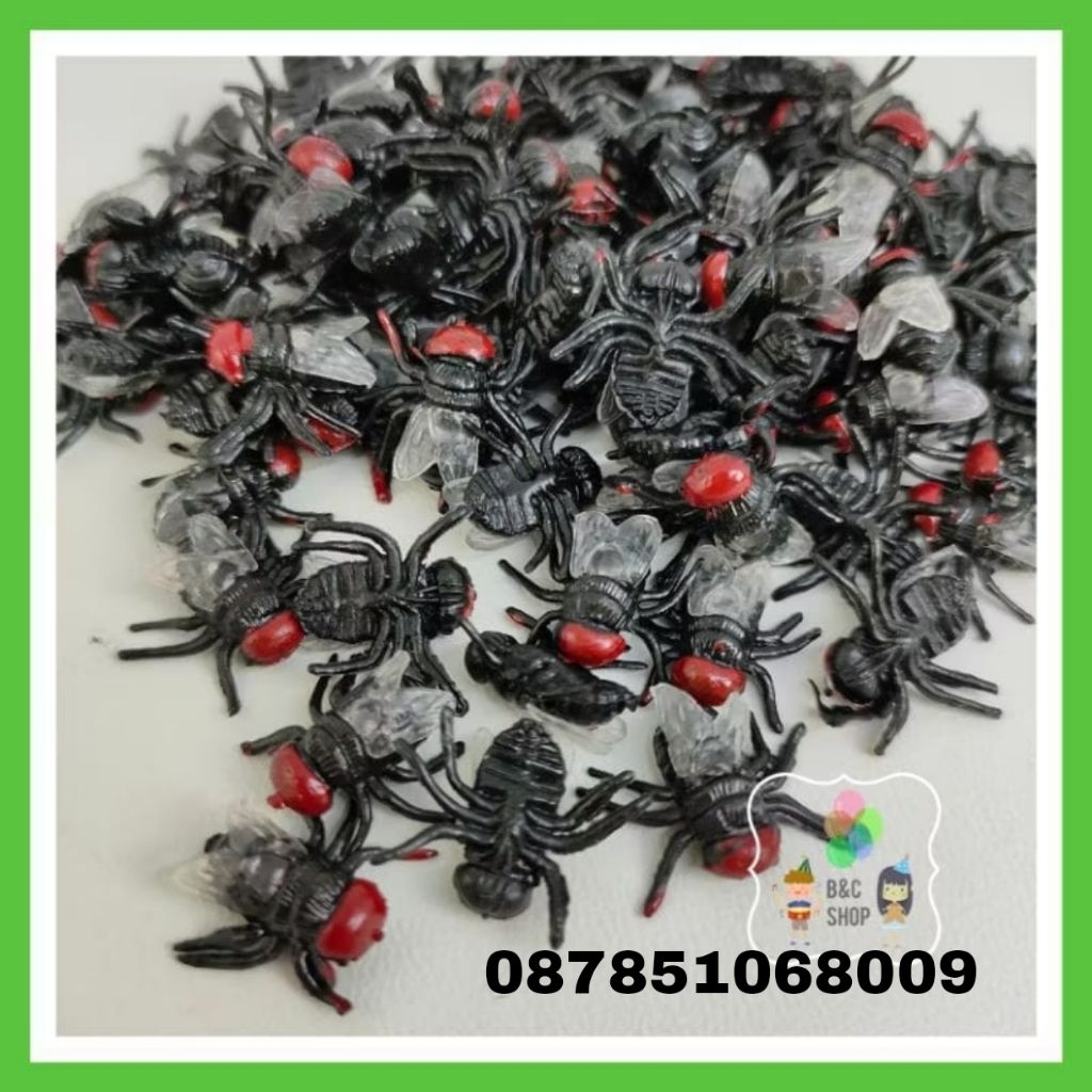[BC Shop] Mainan Binatang Karet Lalat