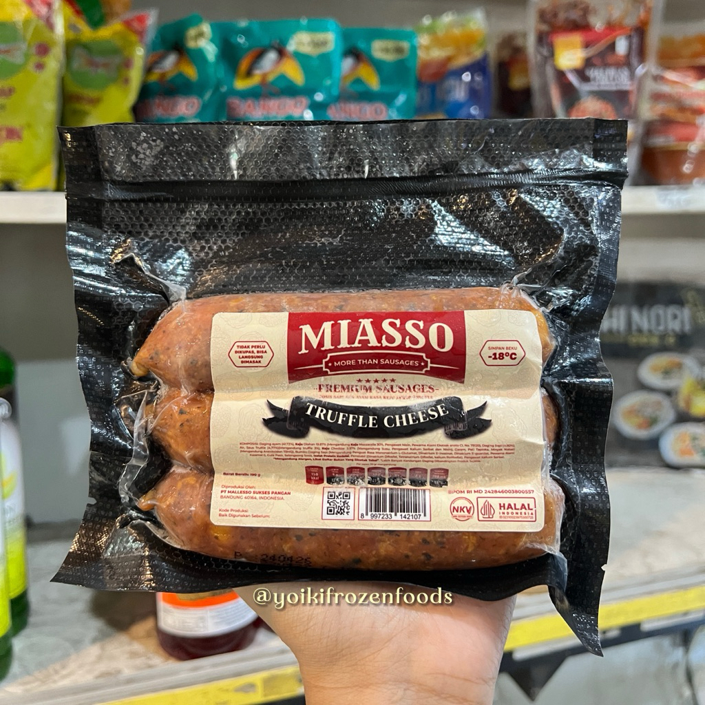 MIASSO sosis premium truffle cheese
