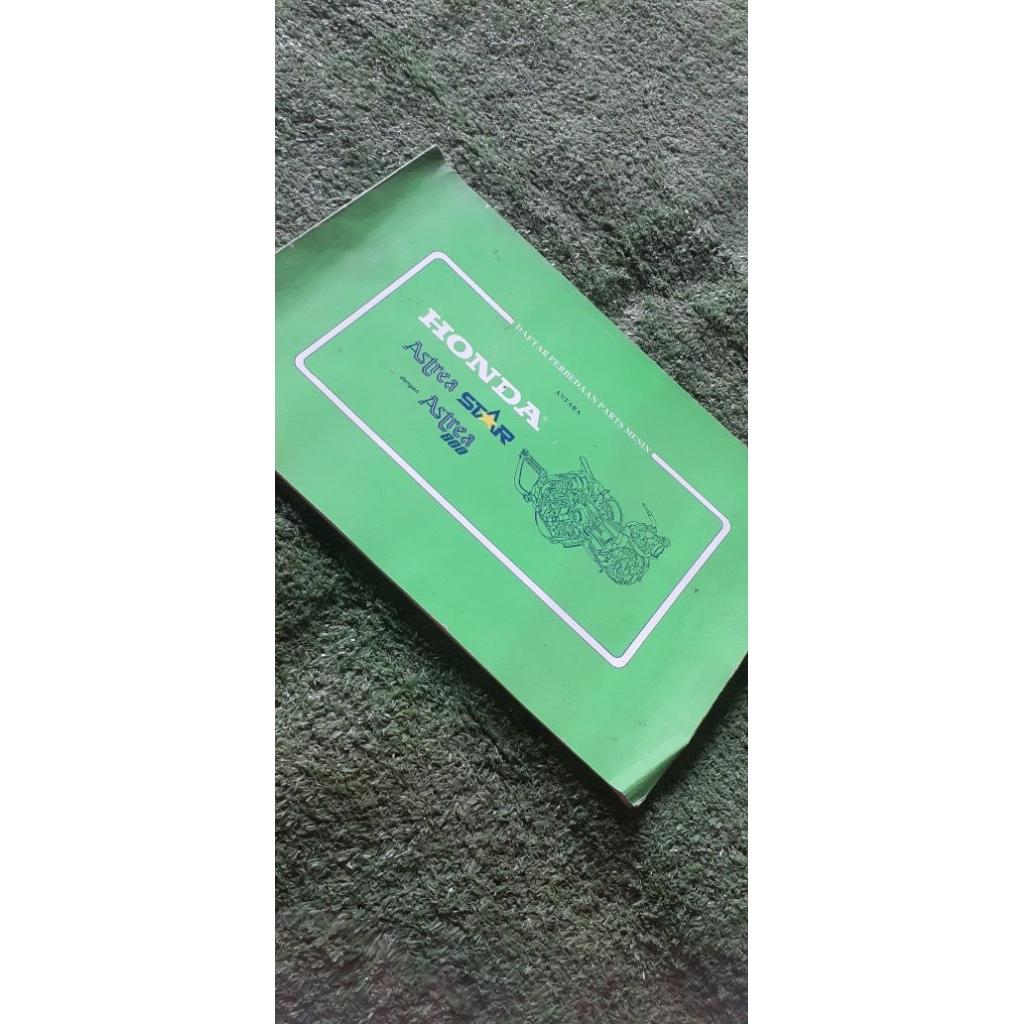 Buku Honda Astrea Star Astrea 800 Original