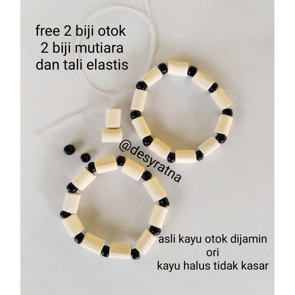 GELANG OTOK TERMURAH VARIASI MUTIARA/ GELANG SAWAN KAYU OTOK ORIGINAL ASLI