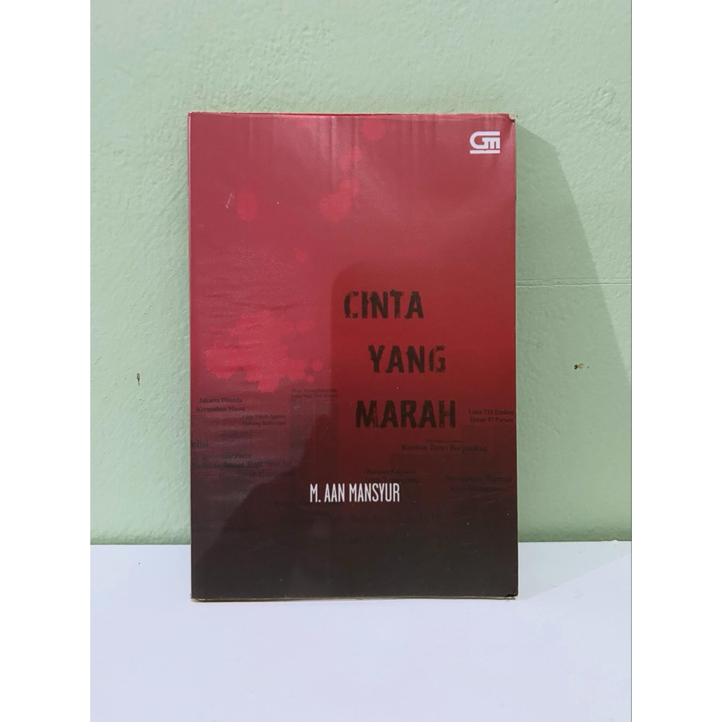 CINTA YANG MARAH - M. AAN MANSYUR (preloved)