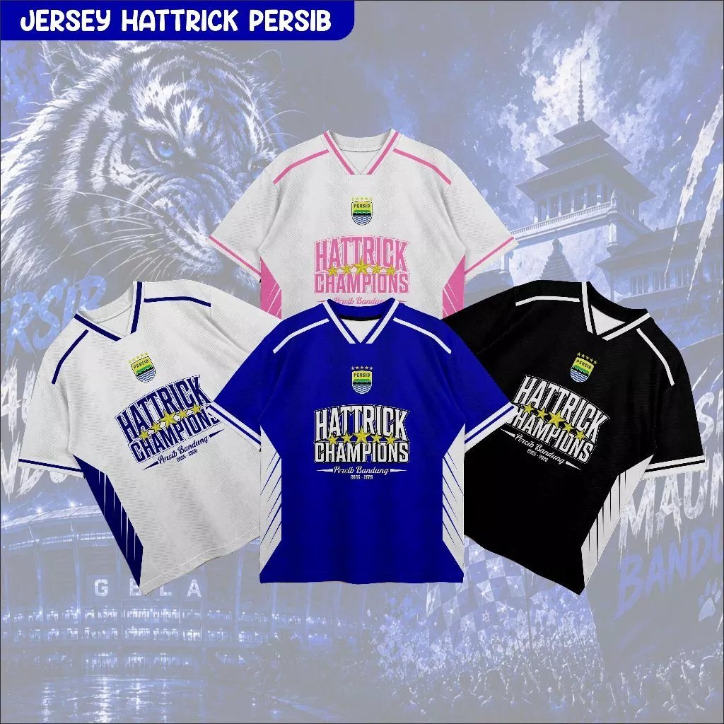 JERSEY OVERSIZE PERSIB HATTRICK JUARA