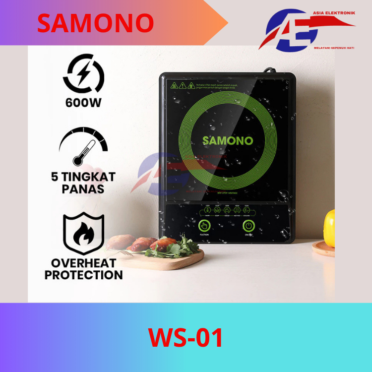 Kompor Listrik Samono WS-01 | Kompor Listrik | Kompor Induksi | Kompor Portabel