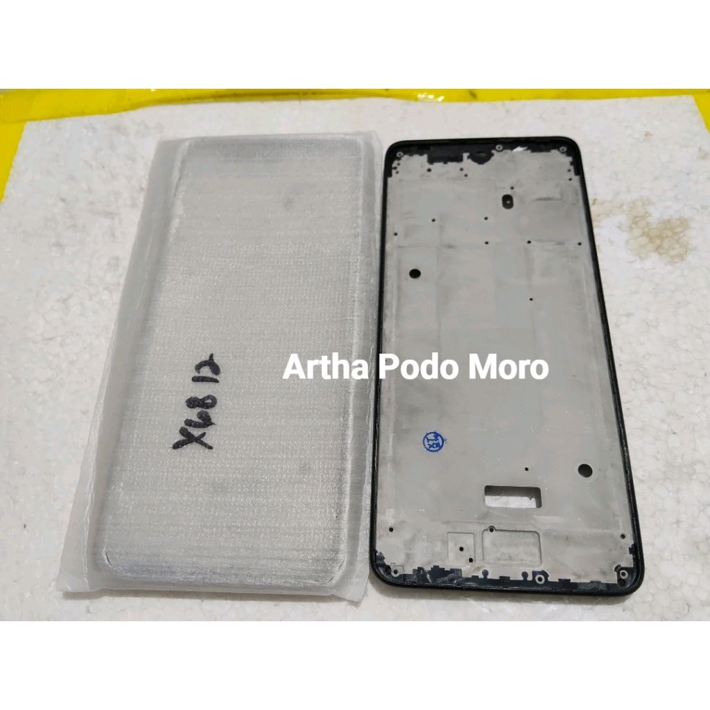 Infinix Hot 11S X6812 Hot 11S NFC X6812BMidle frame tatakan lcd plastik dudukan mesin bazle casing k