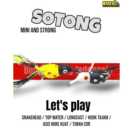 SOFT FROG SKIR BERDIRI BUFO SOTONG 3,5 CM