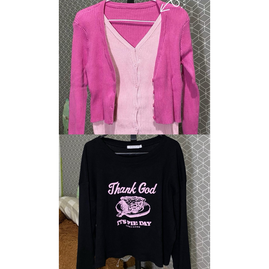 BUNDLING CARDIGAN+KAOS PANJANG