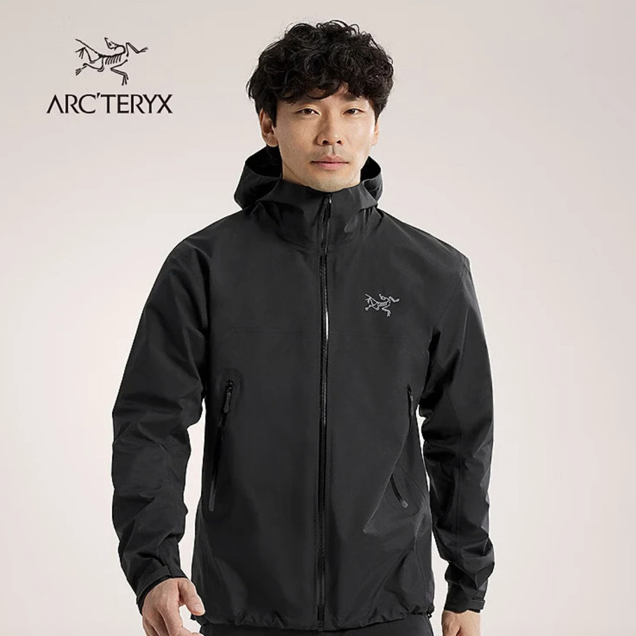 ARC'TERYX BETA JACKET GORE-TEX Tahan Air Pria Jaket Hardshell Pakaian Santai Luar Ruangan Model Coup