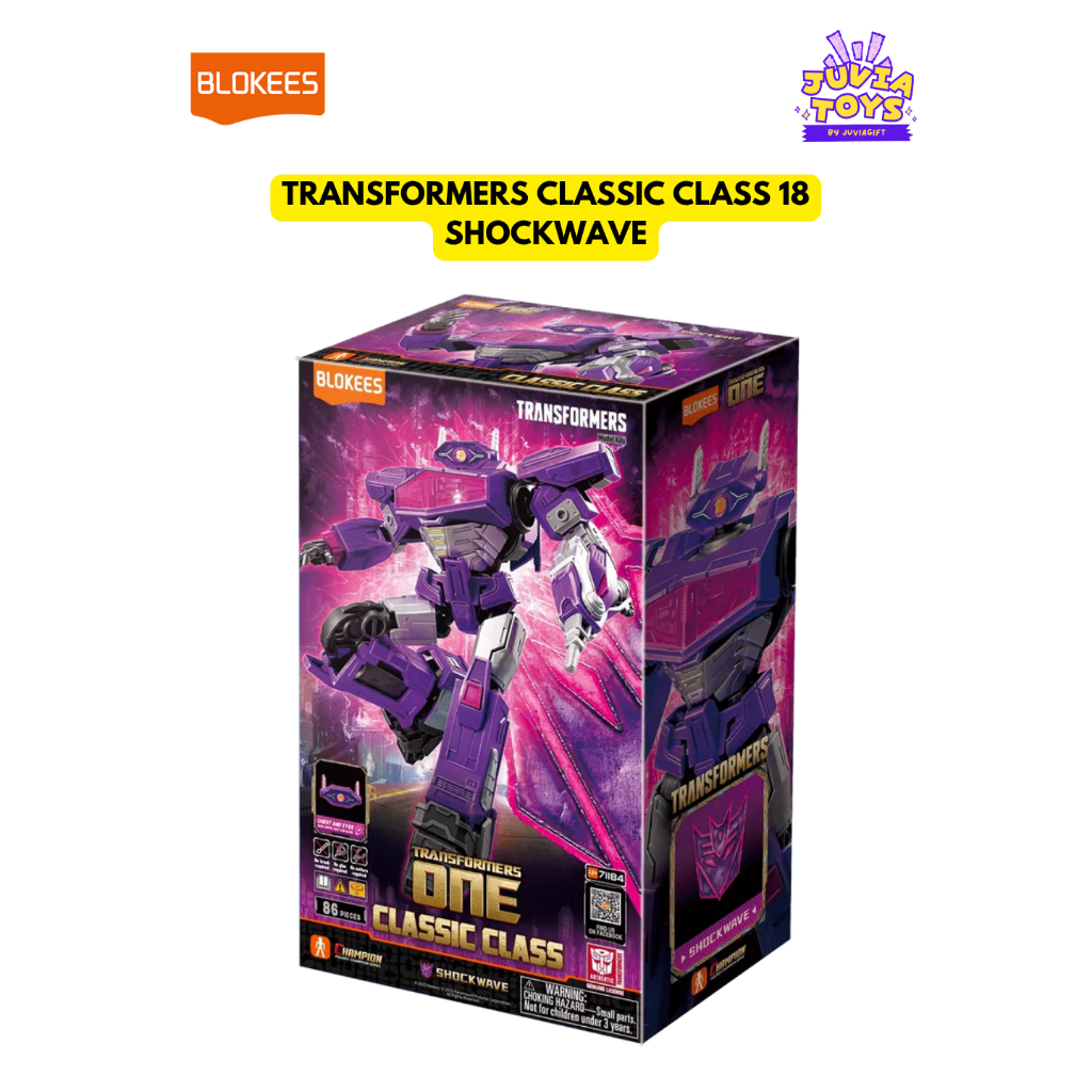 Blokees Transformers Classic Class Shockwave 18 Transformers One