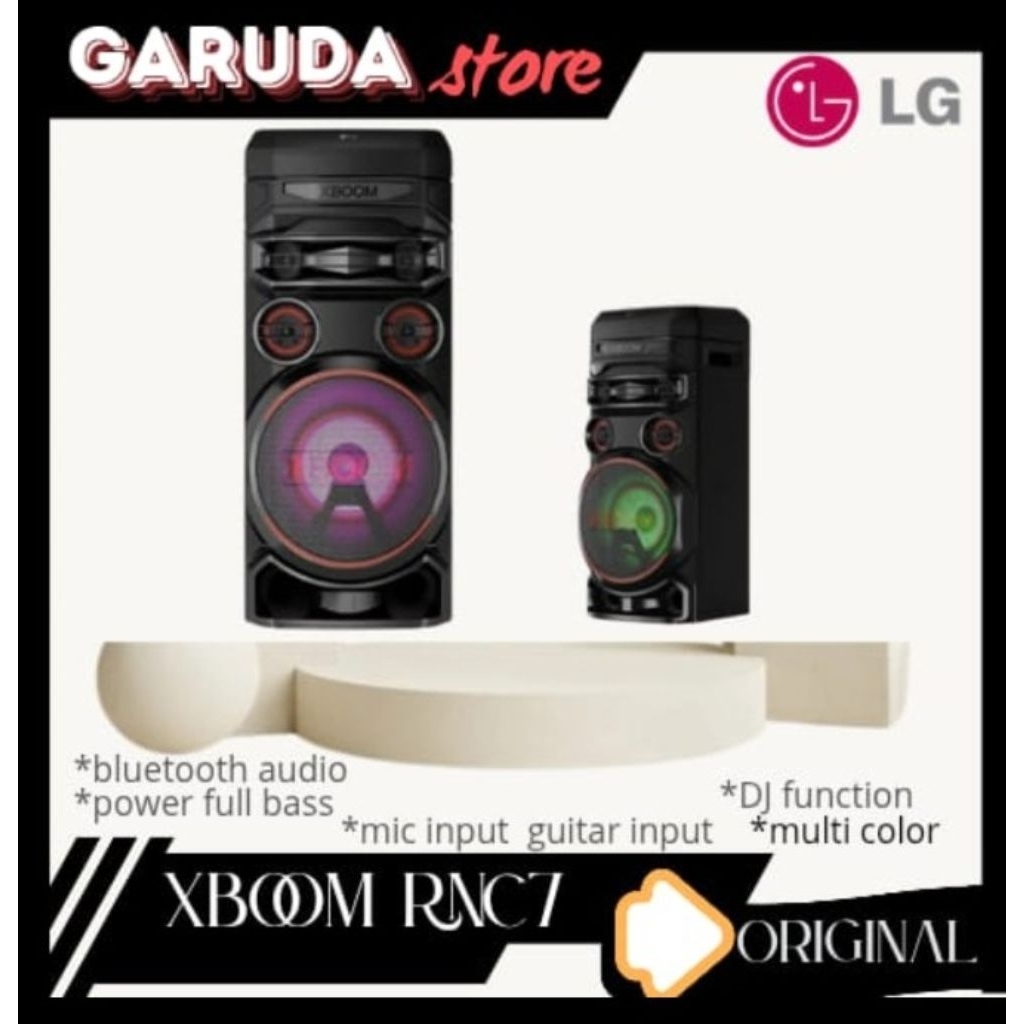 LG XBOOM RNC bluetooth karaoke speaker portable