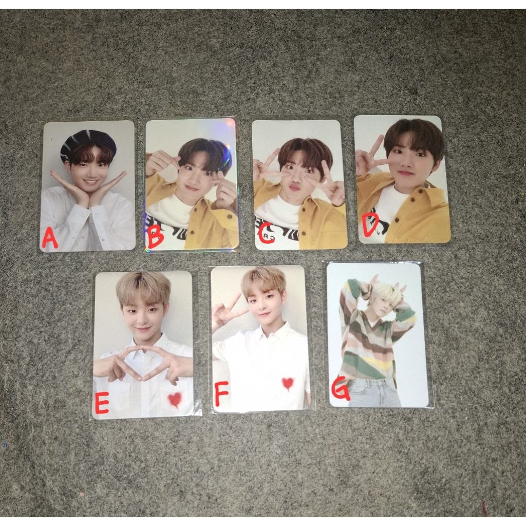 Photocard official treasure junkyu jihoon seragam asahi the first step