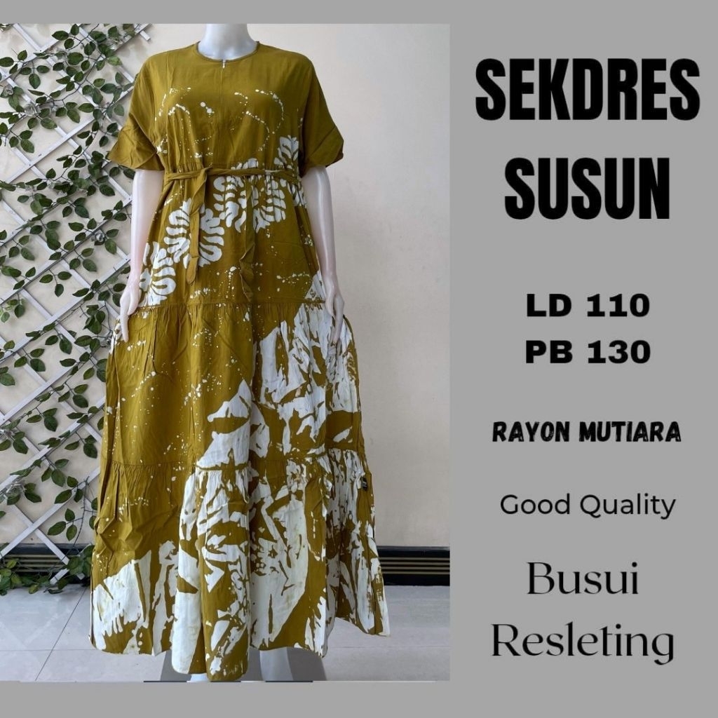 SEKDRESS SUSUN // DASTER PREMIUM//SEKDRES RAYON//SEKDRES
