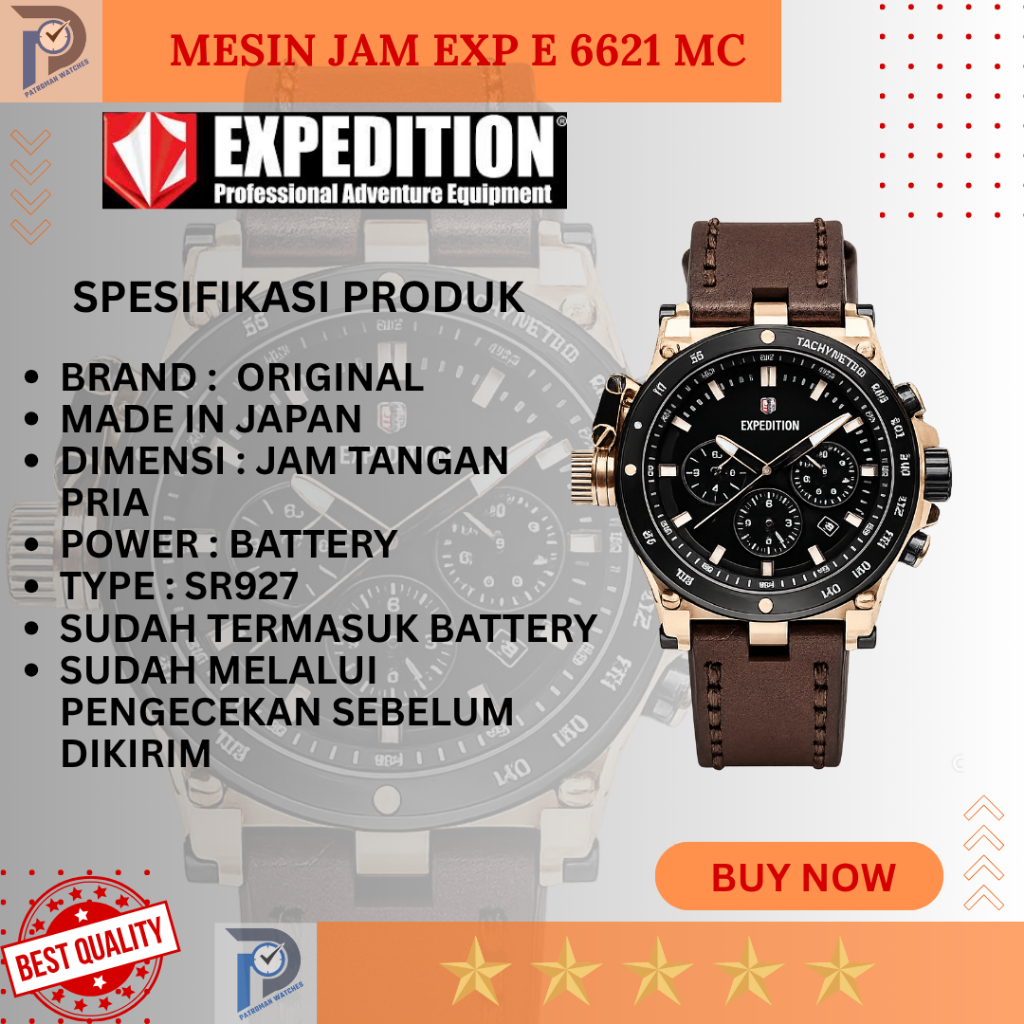 MESIN JAM TANGAN E6621M E-6621M E 6621M ORIGINAL