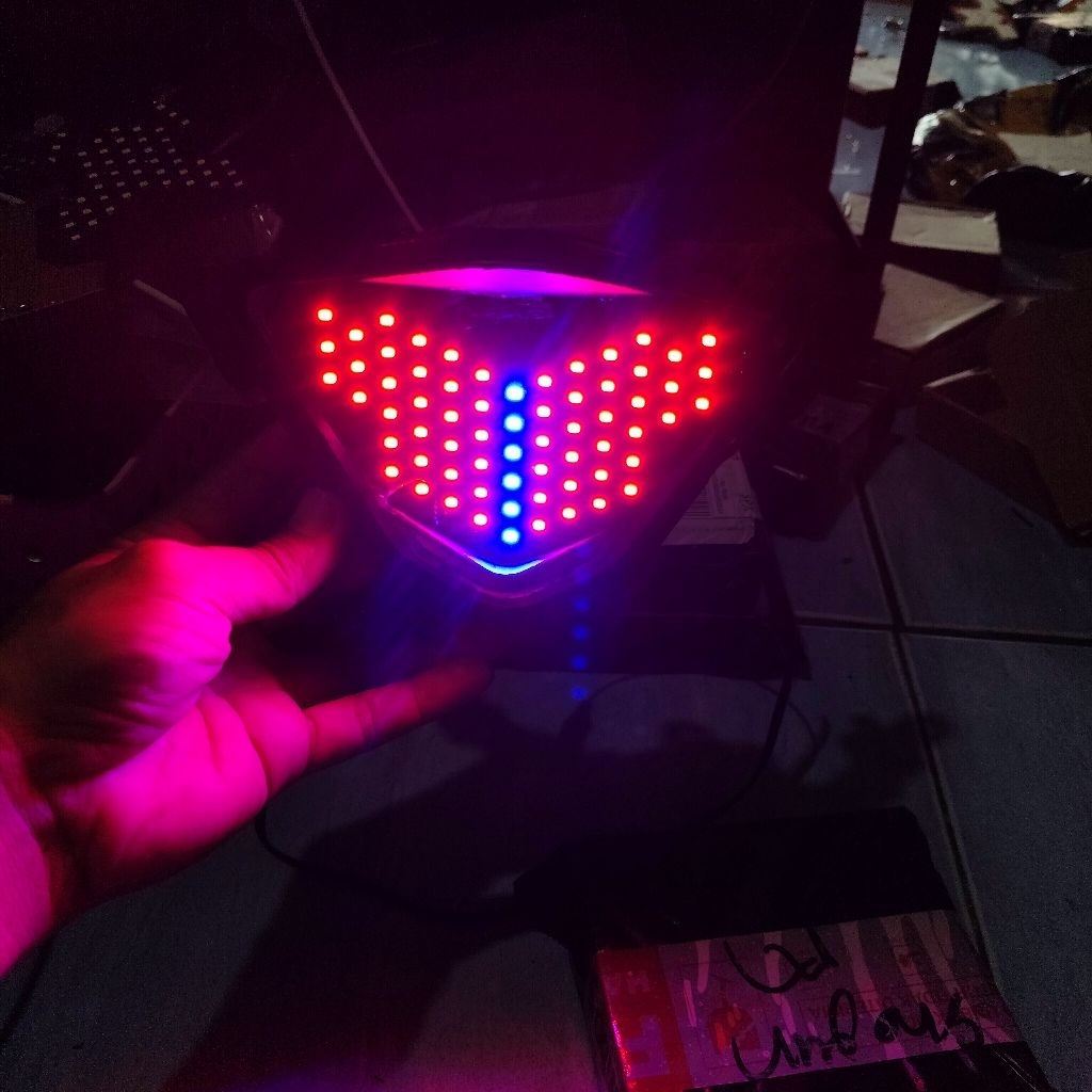 stoplamp running x ride 125 otomatis/manual 10 mode
