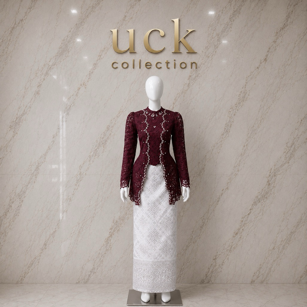 UCK COLLECTION free hijab SET KEBAYA PAYET  || KEBAYA BLOUSE PAYET || KEBAYA PAYET || KEBAYA KEKINIA