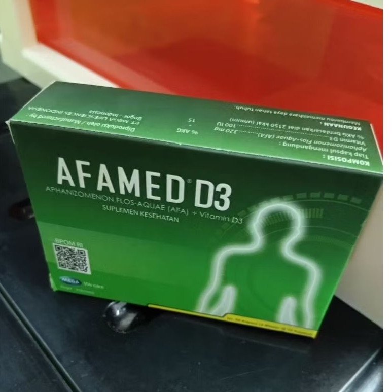 AFAMED 320MG+VITAMIN D3 100ui PERDUS ISI 30 KAPSUL