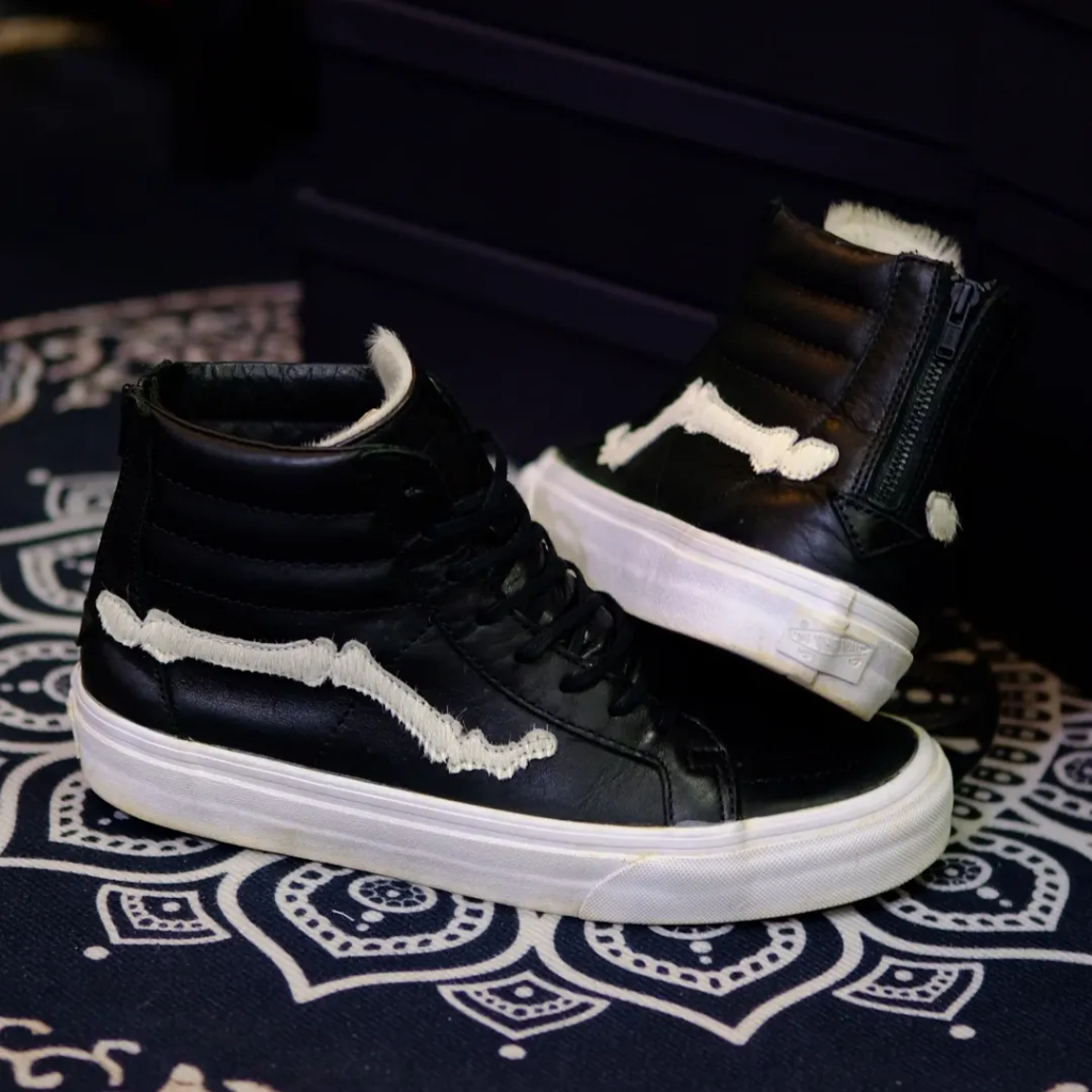 BLENDS X VANS SK8 HI REISSUE ZIPPER LEATHER