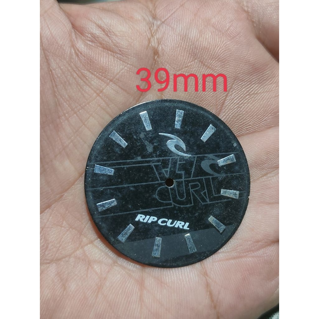 dial ripcurl ukuran 39.mm plat ripcurl 39mm second