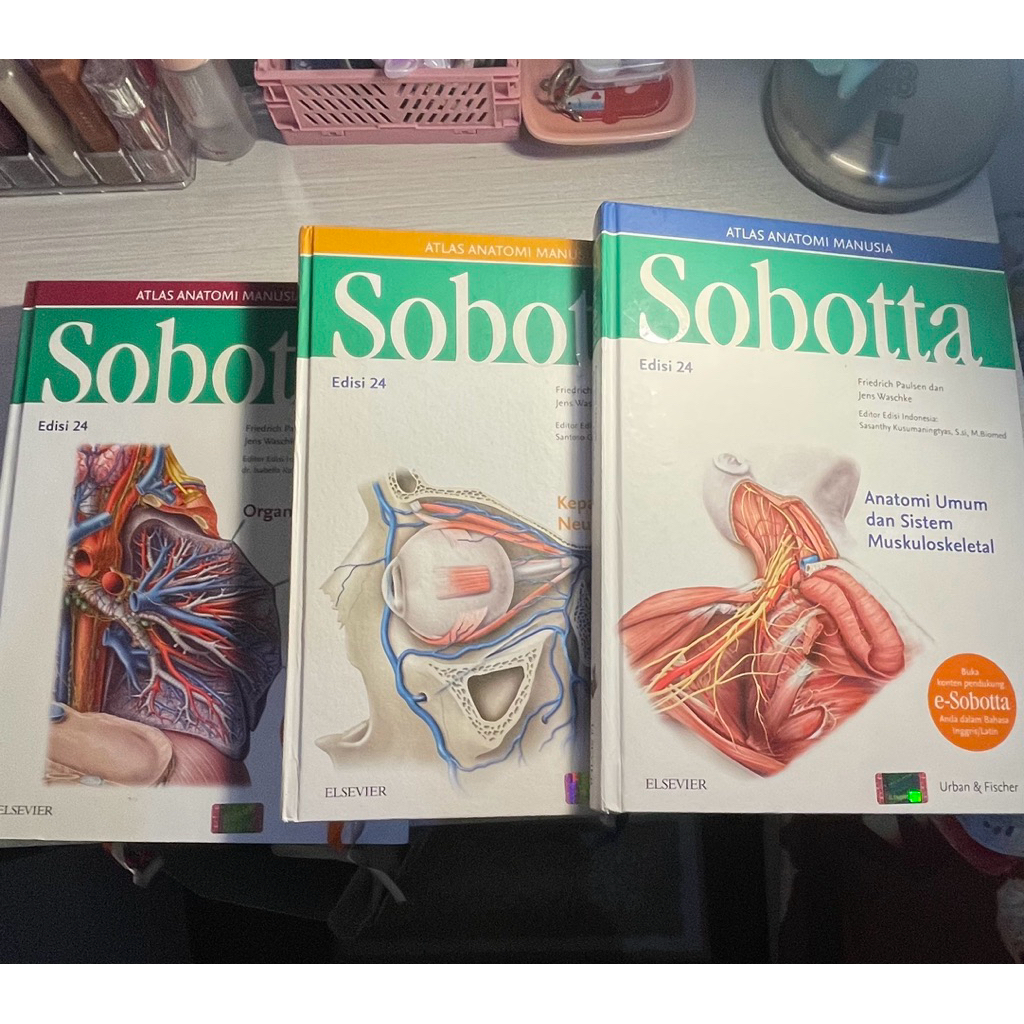 sobotta atlas anatomi manusia sobotta anatomi Edisi 24 Original Elsevier (3 Volume)