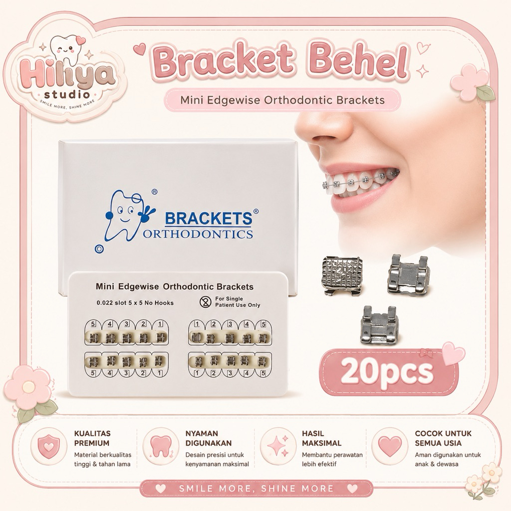 Bracket behel amplop mini edgewise