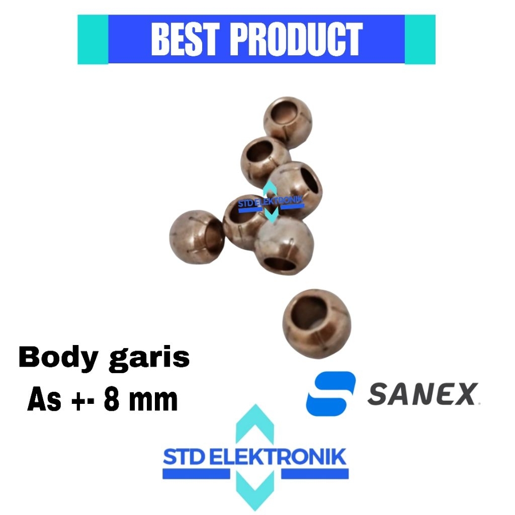 Bosing kipas angin SANEX diameter 8 mm garis - Bos kipas angin - Boshing kipas angin SANEX 12 inch, 