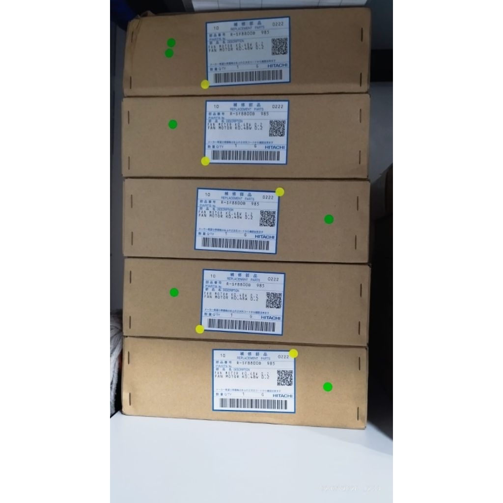 KIPAS KULKAS HITACHI JAPAN SERIES ORIGINAL/SPAREPART KULKAS HITACHI ORIGINAL
