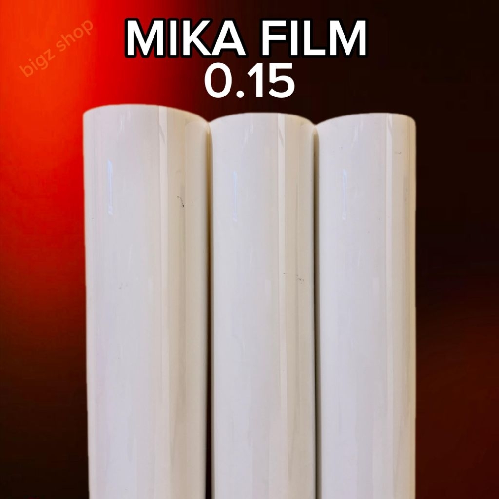 Mika film putih susu tebal 0.15 panjang 4 meter