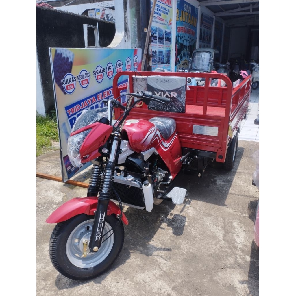 SEPEDA MOTOR VIAR NEW KARYA 200 LONG TERMURAH GARANSI RESMI GEROBAK USAHA RODA 3 Original