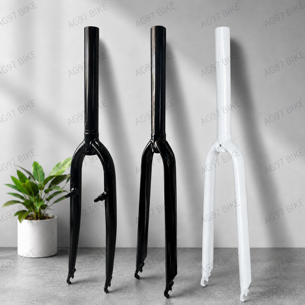 Fork Fixie 700c MTB Oversize OS Roadbike 26 Garpu 28.6 model gepeng