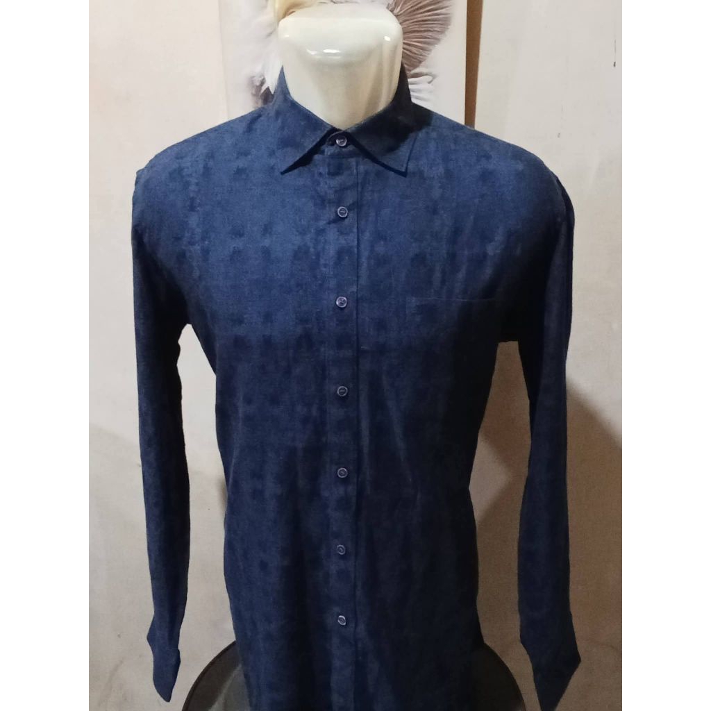 Kemeja Panjang Motif Cowok St Dupont Size XL