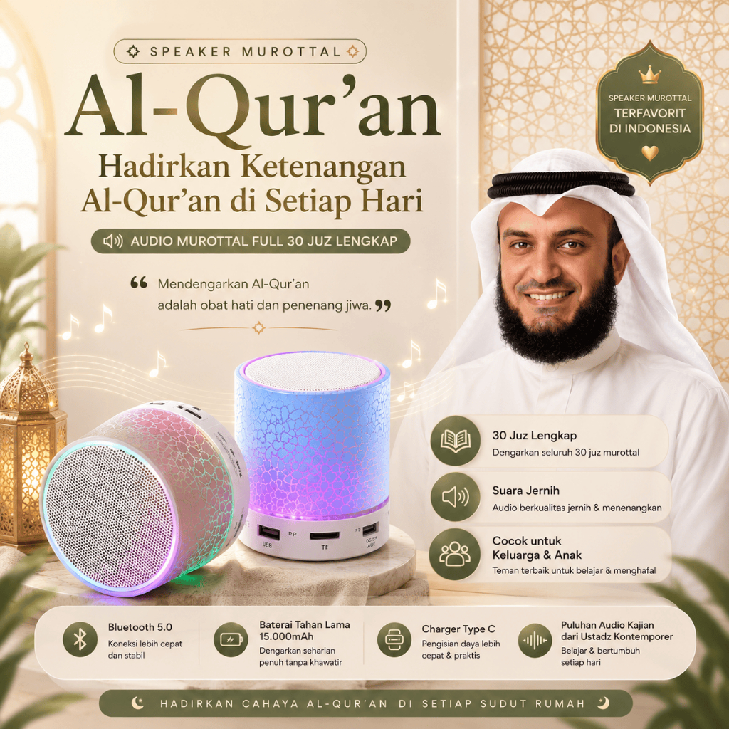 Speaker murotal alquran 30 Juz