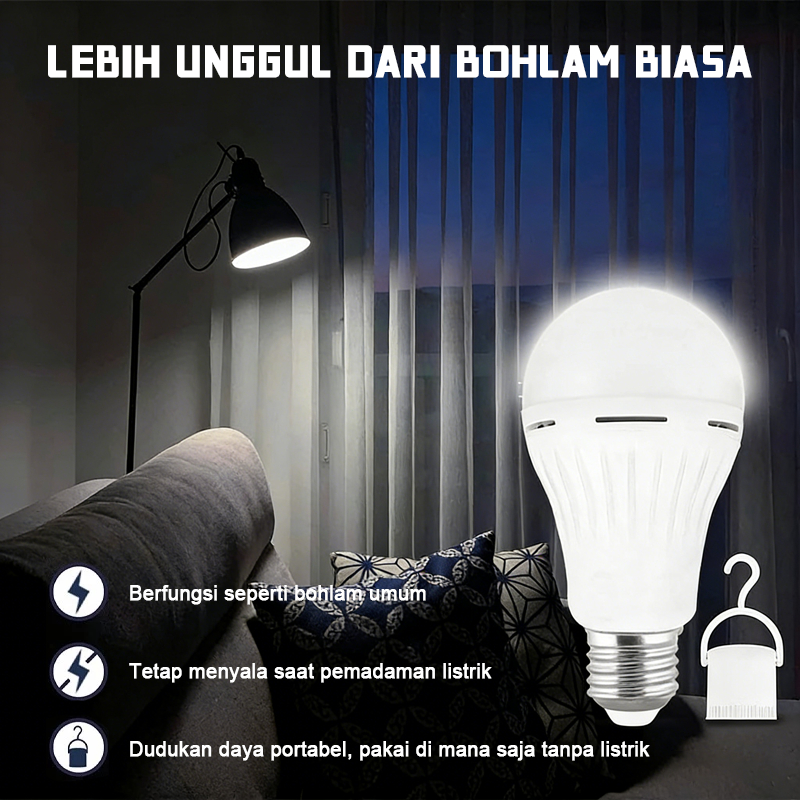 Lampu LED Bohlam Super Terang Hemat Listrik Rumah Apartemen