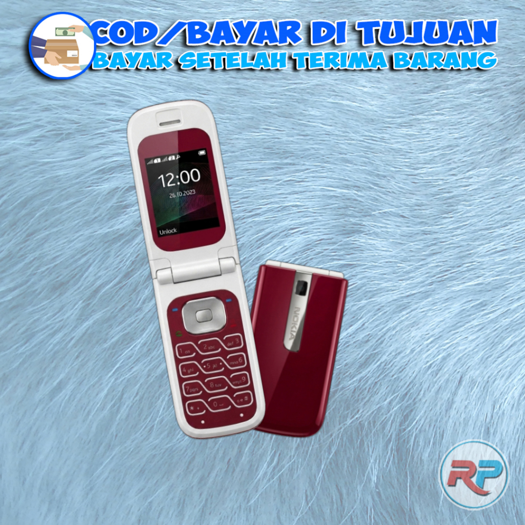 Nokia 2505 Dual Sim Lipat Flip Klasik Kecil Mudah Dibawa Bergaransi