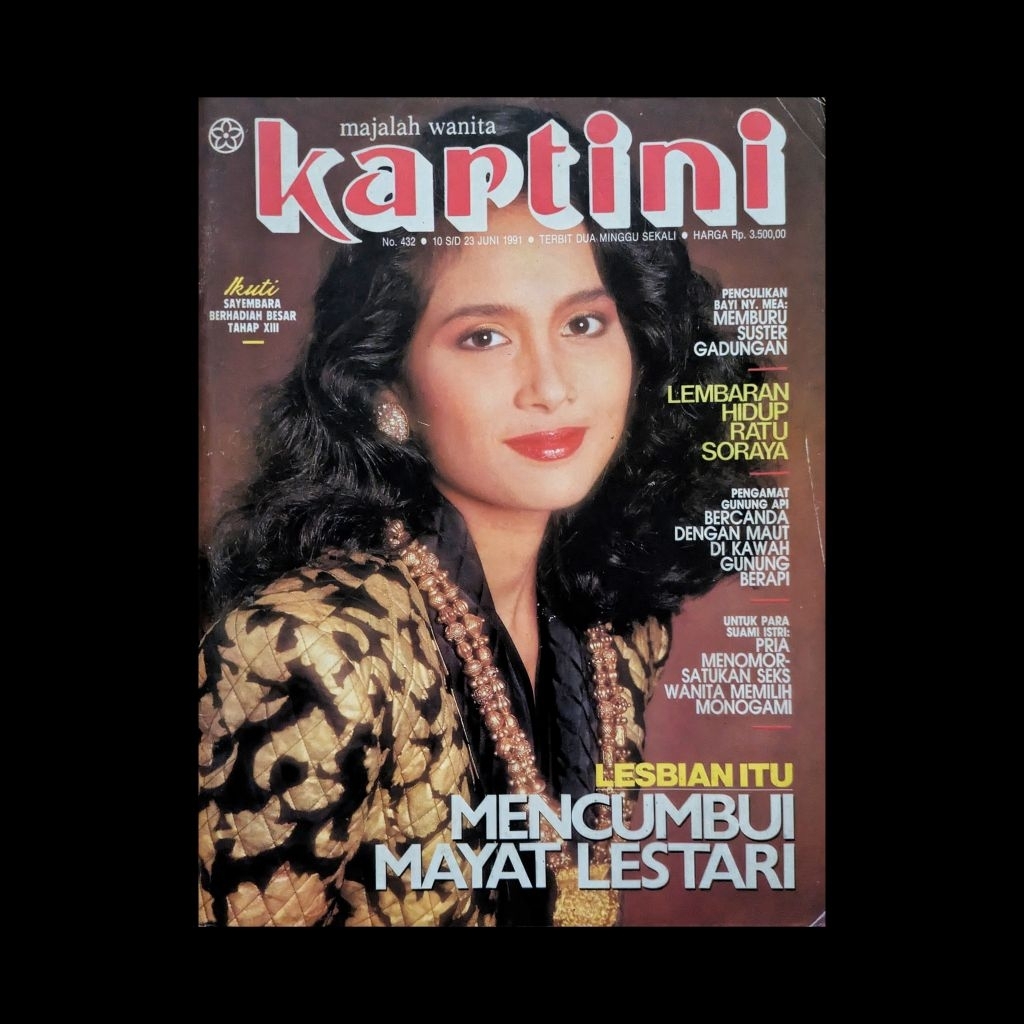 Majalah Kartini, No. 432/1991 - Cover: Loemongga // Didi Petet - Setiawan Djodi - Rano Karno - Novia
