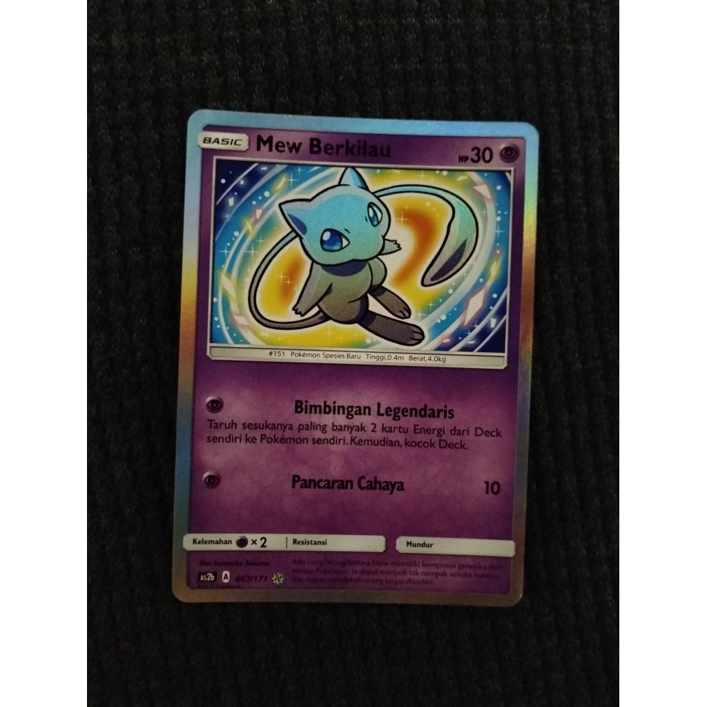 Mew berkilau / Shining || TCG POKEMON INDONESIA