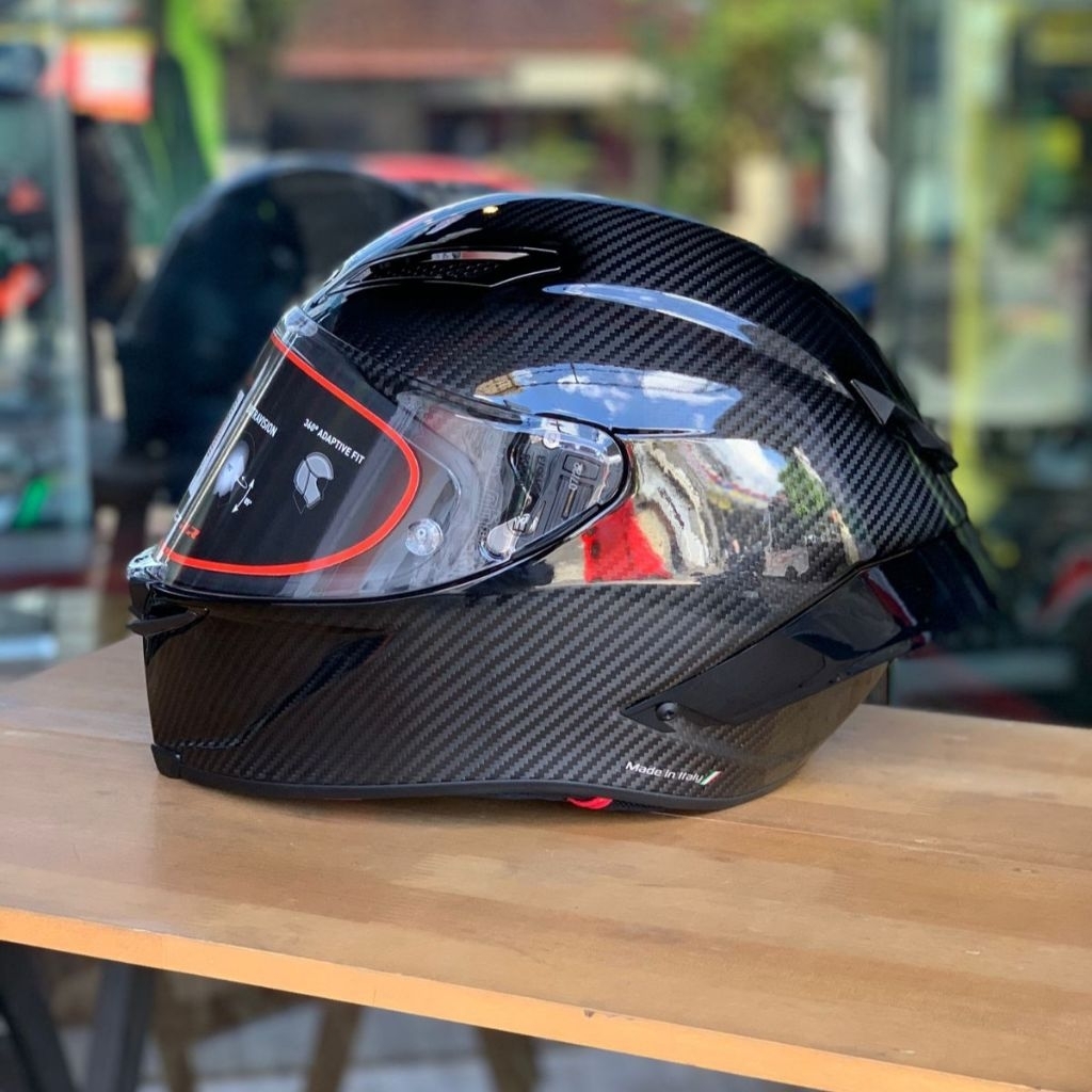 HELM AGV PISTA GPRR MONO CARBON GLOSSY
