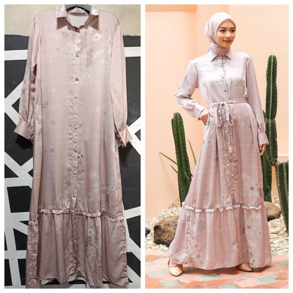 My Lady Dress gamis TUNIK MUSLIMAH KORINA PRELOVED BAJU BEKAS WANITA MERK MINIMAL