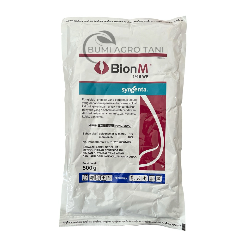 BION M 500GR  ORIGINAL ASLI 100% fungisida untuk busuk daun patek