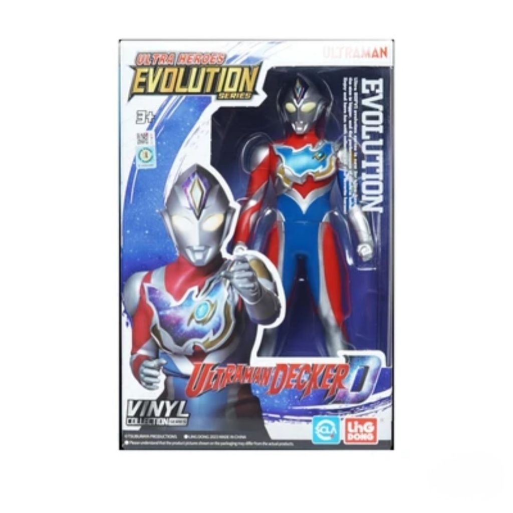 ULTRAMAN ULTRA HEROES EVOLUTION SERIES DECKER ULTRAMAN DECKER VINYL COLLECTION SERIES MAINAN KOLEKSI