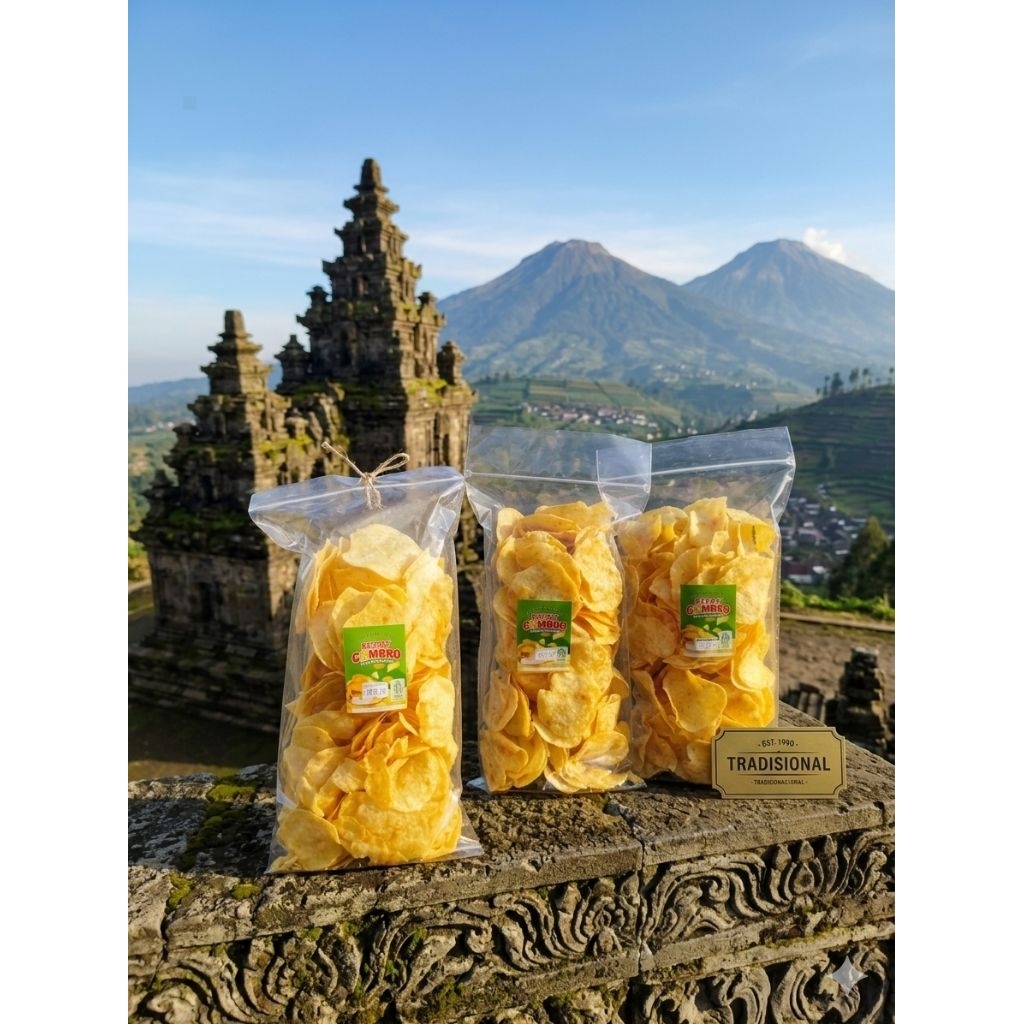 Kripik Combro Wonosobo/150gr/Combro/Oleh-oleh Khas Wonosobo/Makanan Ringan/Snack/Jajanan Asli Wonoso