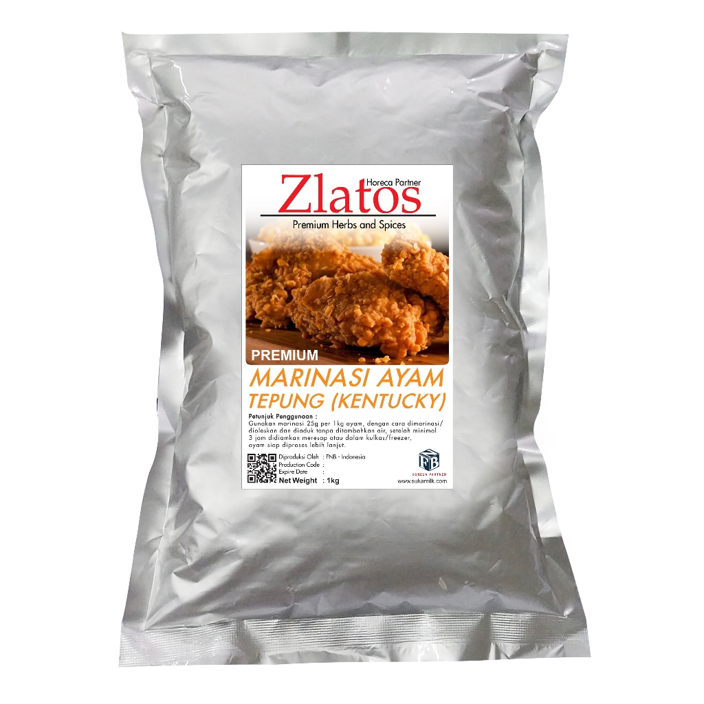 Marinasi Ayam Tepung Premium (Kentucky) Zlatos 1kg