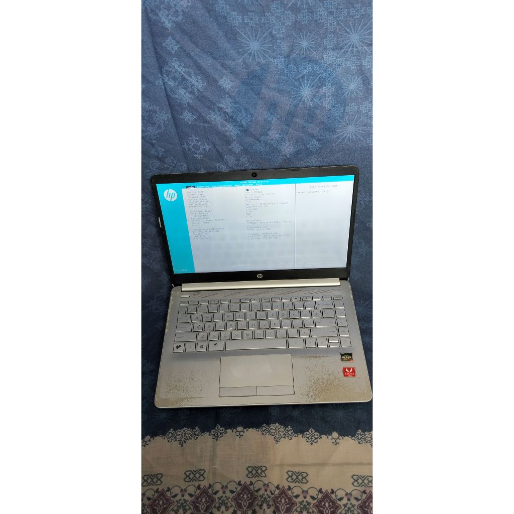 laptop notebook HP 14S-DK0077AU amd ryzen 5