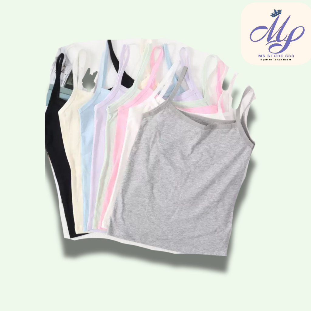 Singlet Polos Anak Perempuan Singlet Remaja Pakaian Dalam Anak