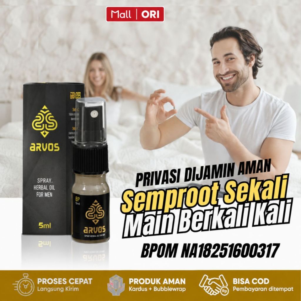 AVS Obat Kuat BPOM Herba Oil Minyak Pijat Tahan Lama 5ml