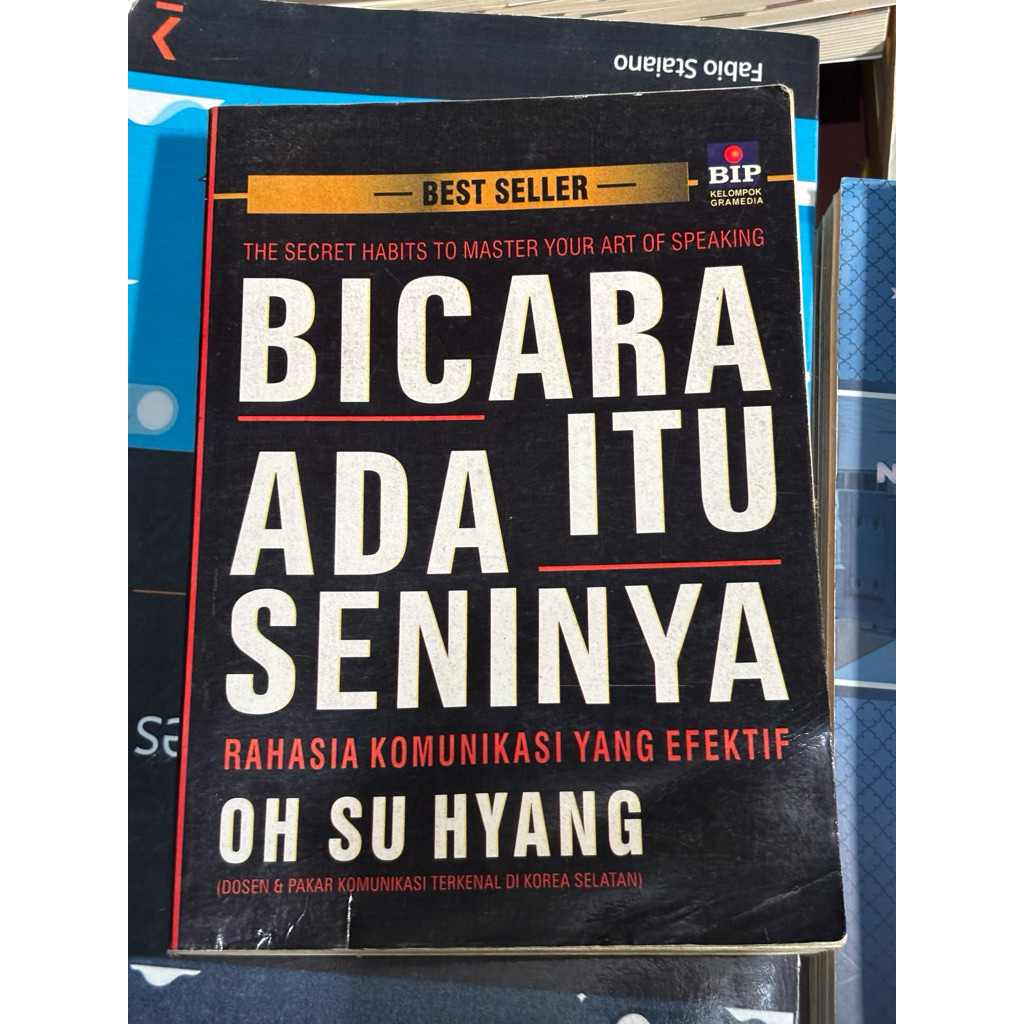 Preloved Buku Bicara itu Ada Seninya