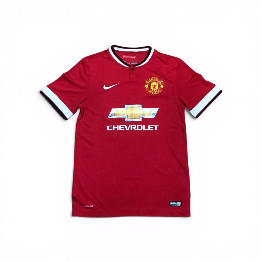 MANCHESTER UNITED 2014 2015 HOME SHIRT FOOTBALL SOCCER JERSEY NIKE MENS SIZE L MANCHESTER UNITED 201