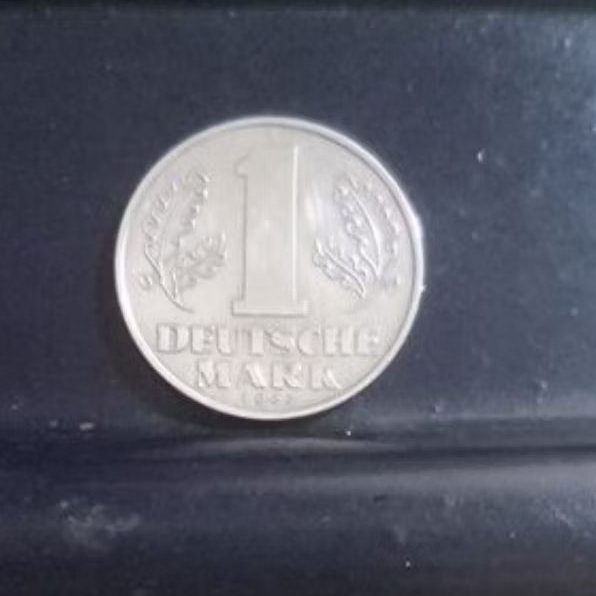 koin jerman timur 1 deutsche mark 1962