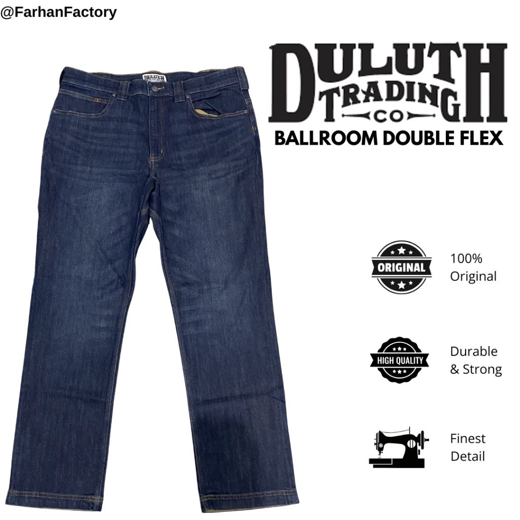 Celana Jeans Pria Duluth Ballroom Double Flex Stretch